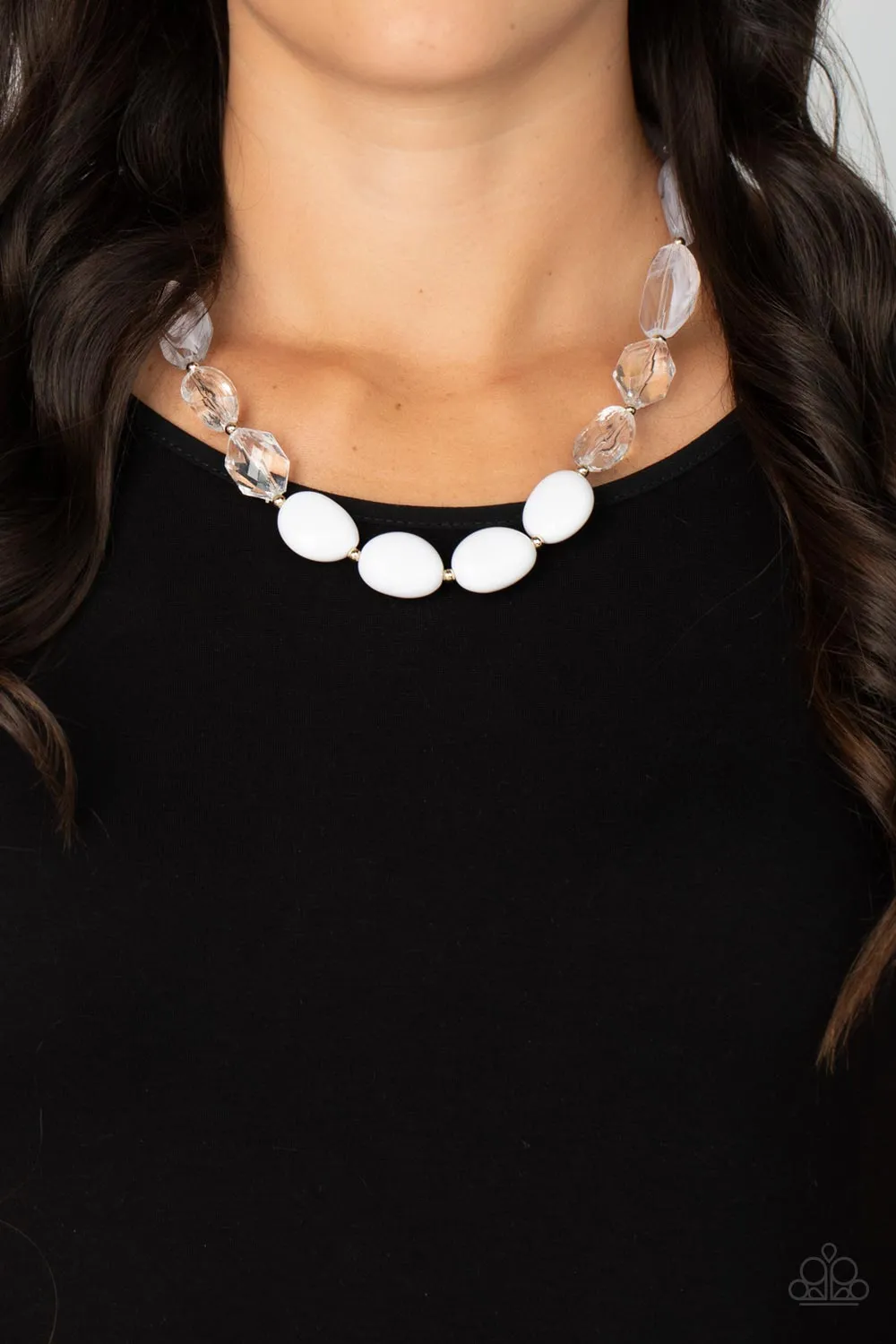 Necklaces Private Paradise - White N2246