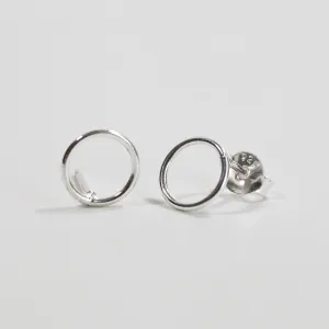 Open Circle Stowaway Studs