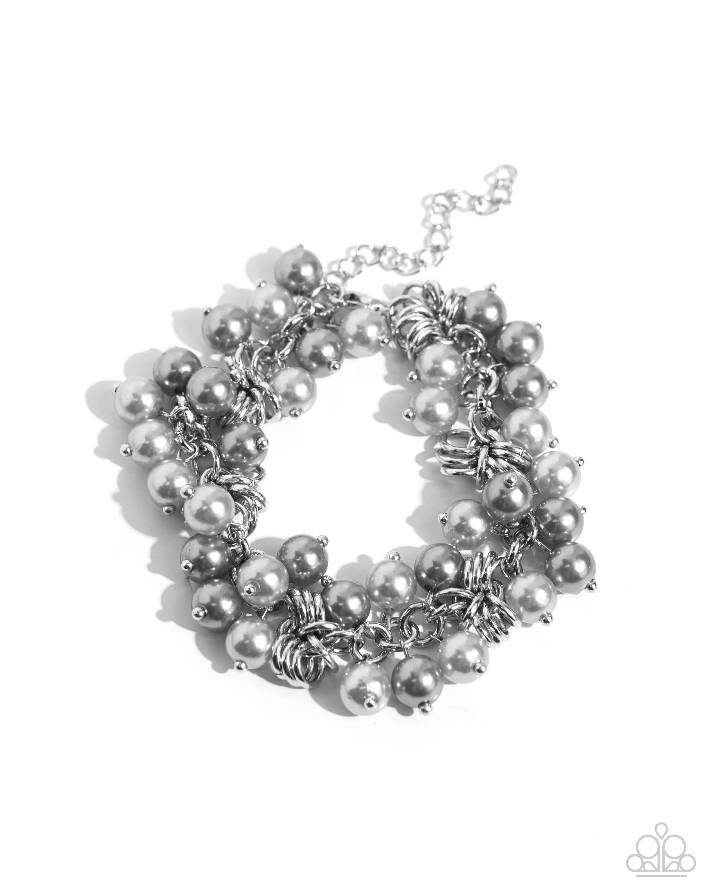 Open Door Jewelry - Endless Loop - Silver Bracelet - Paparazzi Accessories