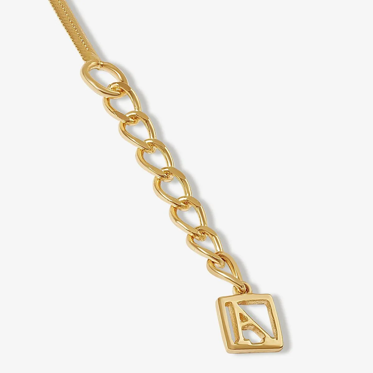 Saint snake chain anklet