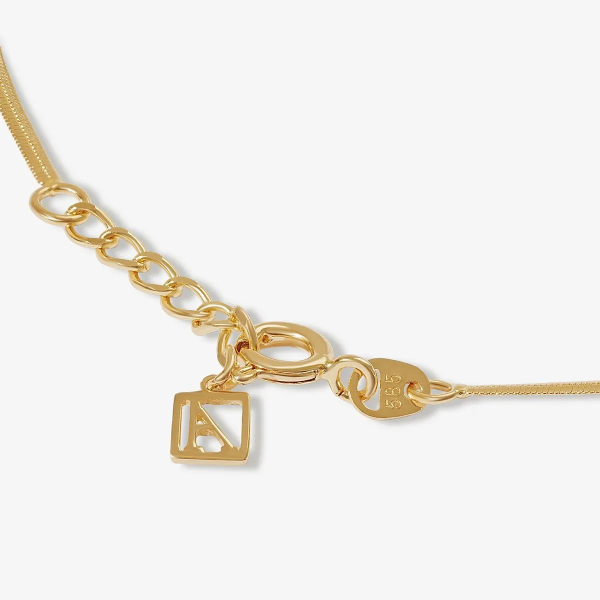 Saint snake chain anklet