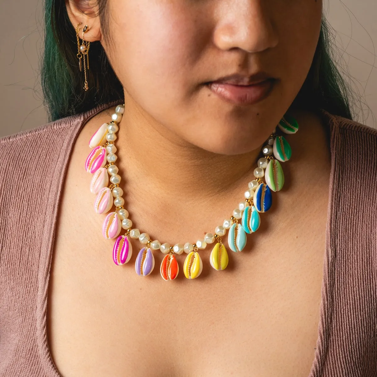 Shell Poppers Necklace