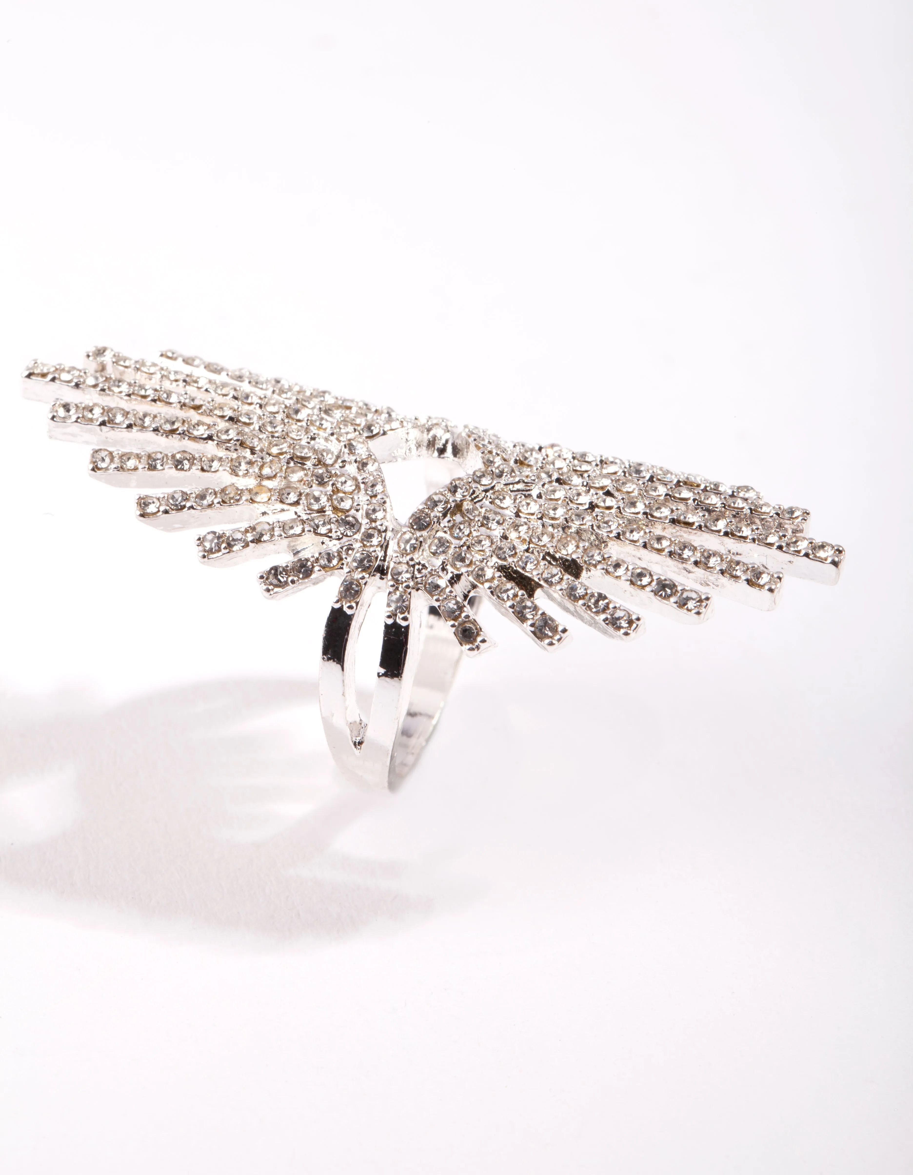 Silver Statement Burst Ring