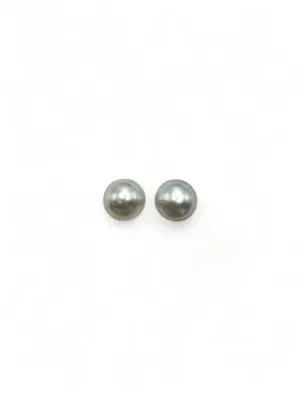 SOUTH SEA PEARL IN SILVERY GRAY EARRINGS