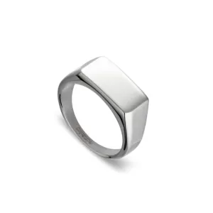 Stainless Steel Men's Ring - Signet Ring