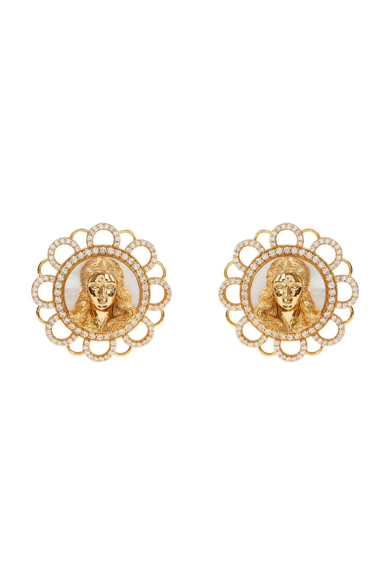 Starlit Serenade Studs Gold Plated