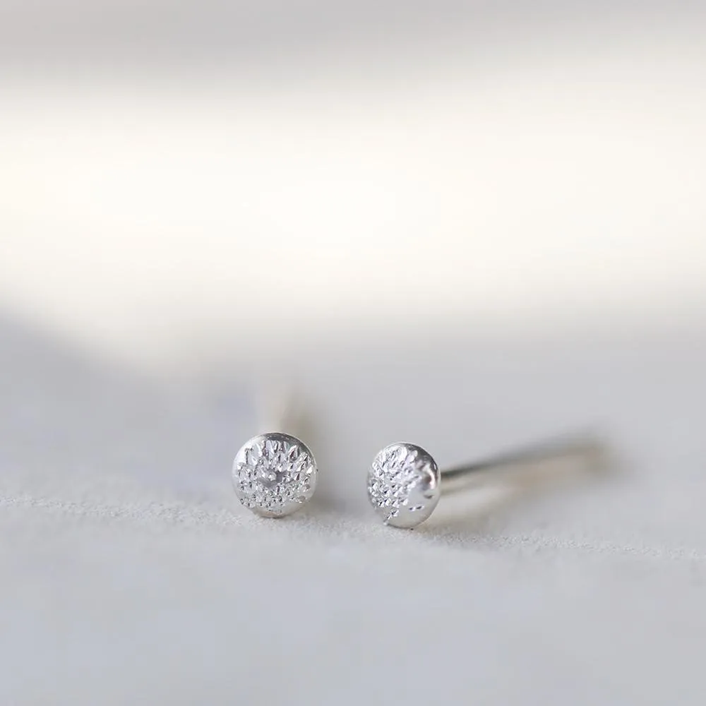 Tiny Diamond Dusted Stud Earrings