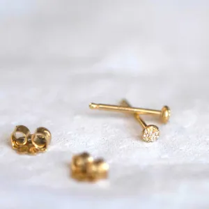 Tiny Diamond Dusted Stud Earrings